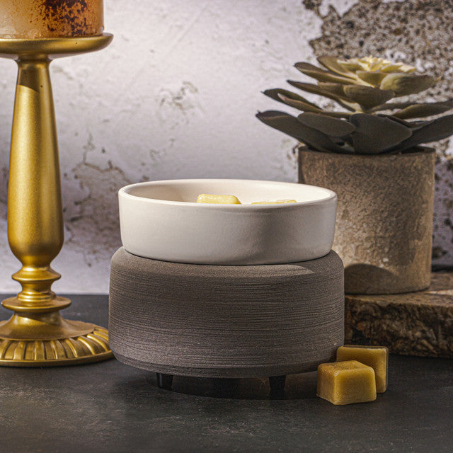 Grey Texture Wax and Candle Warmer
