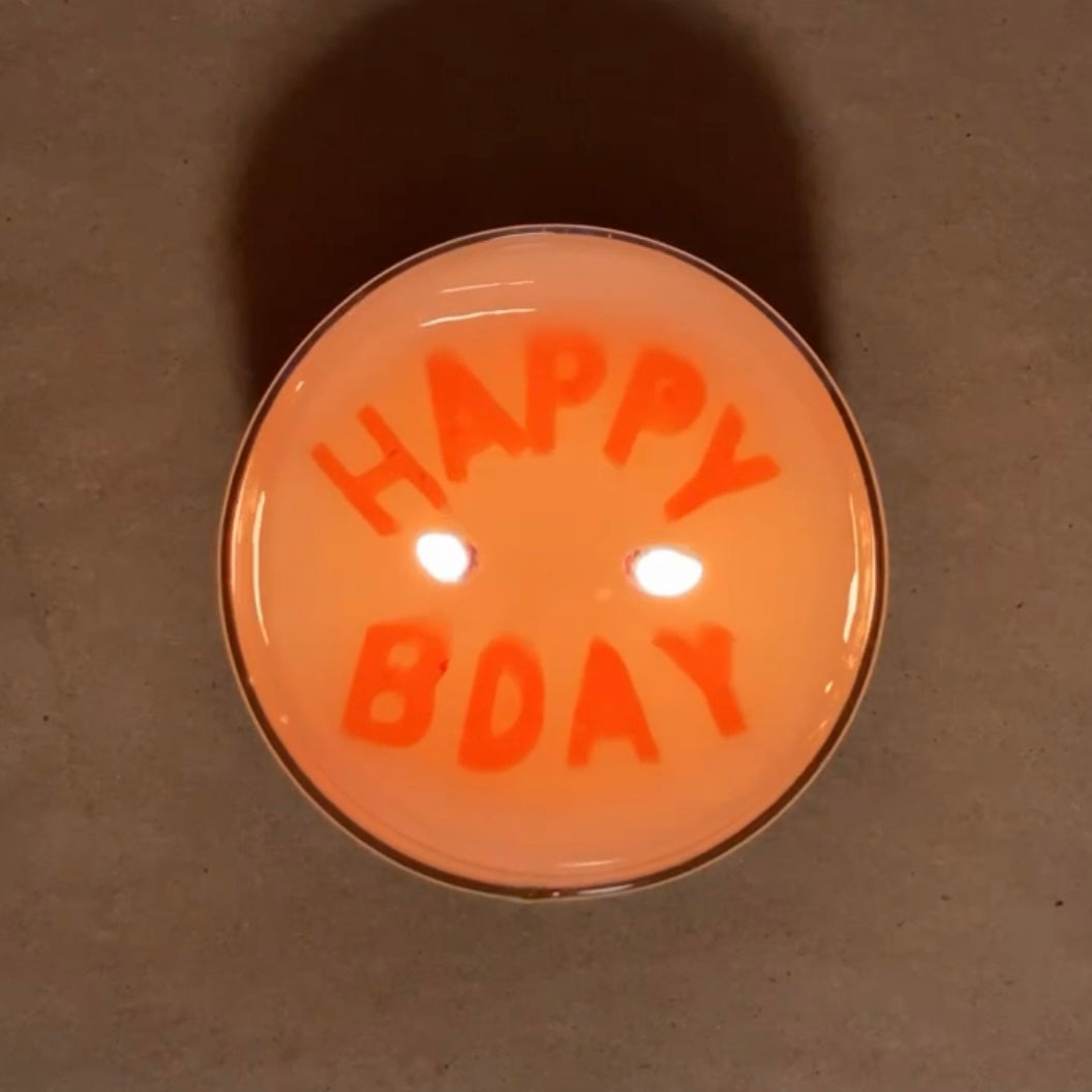 Secret Message Candle